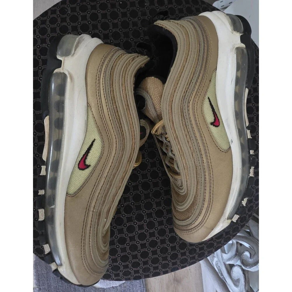 Nice NIKE Air Max 97 OG Golden Bullet (2023) DM0028-700 GOLD Sz 7.5 VGUC